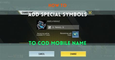 How to add special symbols and characters in COD Mobile .